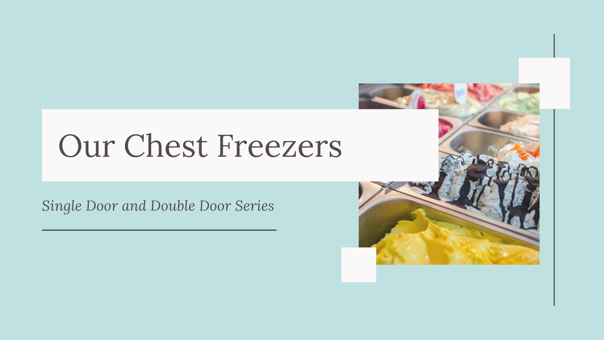 Commercial Glass Door Showcase Refrigerator Ice Cream Freezer