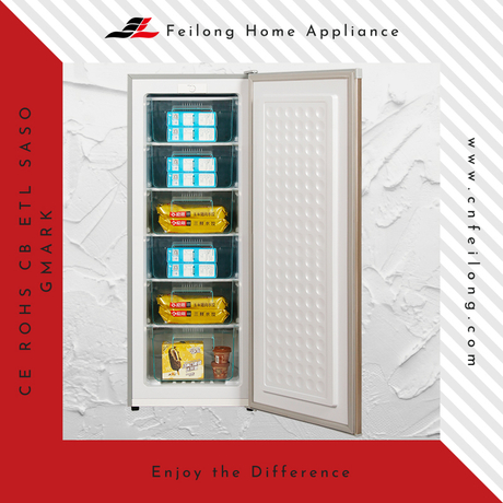 Hotel Home Use Single-door Small Stand Alone Upright Chest Freezer BD-180U