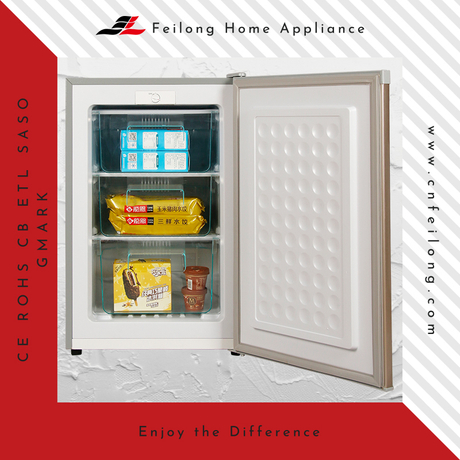 Hotel Home Use Single-door Small Stand Alone Upright Chest Freezer BD-100U