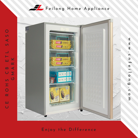 Hotel Home Use Single-door Small Stand Alone Upright Chest Freezer BD-140U