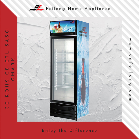 Commercial Glass Door Upright Chest Freezer LSC-288