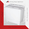 इलेक्ट्रिक अँटी रस्ट होम यूज ट्विन टब वॉशिंग मशीन XPB75-2001SC