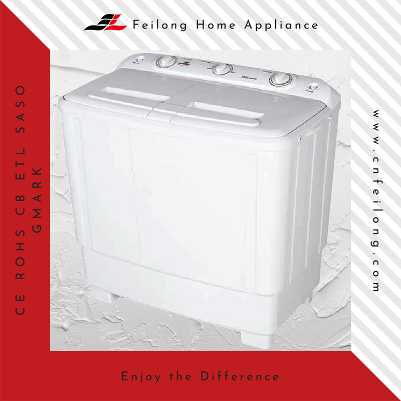 Електрична антикорозійна пральна машина для домашнього використання з двома ваннами XPB75-2001SC