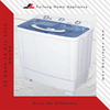 Semi-automatic Glass Panel Laundry Twin Tub Washing Machine