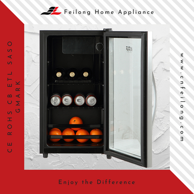 Kitchen Standing Beverage Cooler with Glass Door