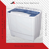 Semi-automatic Glass Panel Laundry Twin Tub Washing Machine