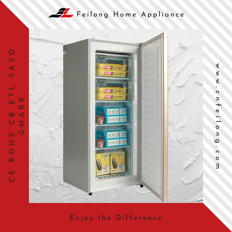 Hotel Home Use Single-door Small Stand Alone Upright Chest Freezer BD-180U