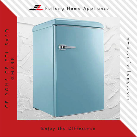 Blue Cheap Dorm Subzero Retro Refrigerator