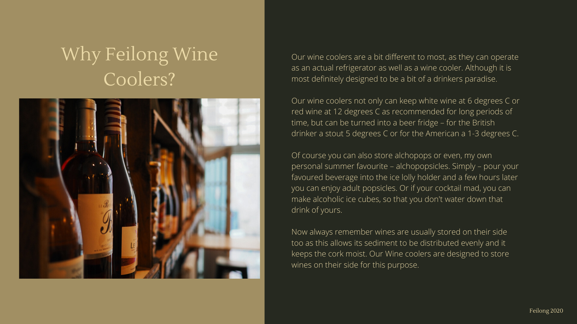 Commercial Wine Cooler Temperature Zones and Storage